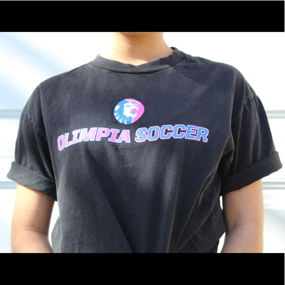 Retro soccer T-shirt